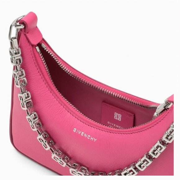 Givenchy Pink Cut-Out Moon Bag - Picture 4 of 5